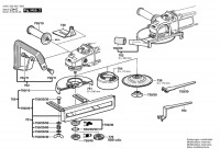 Bosch 0 601 352 903 Gws 18-230 Angle Grinder 220 V / Eu Spare Parts